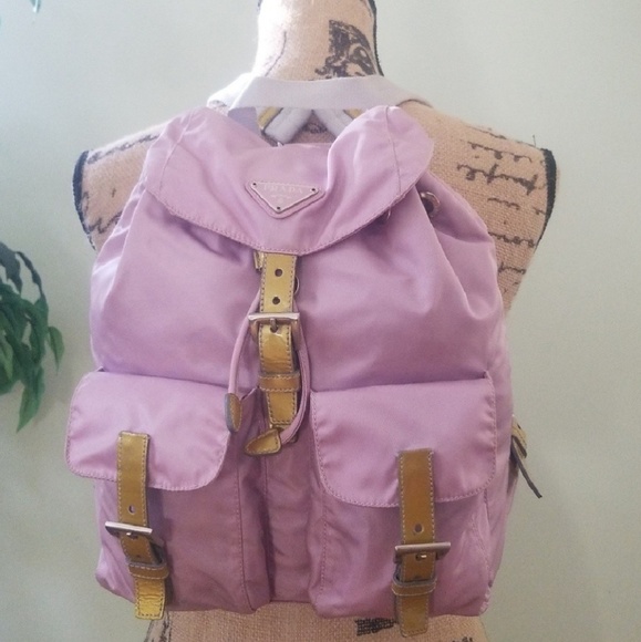 lavender prada bag